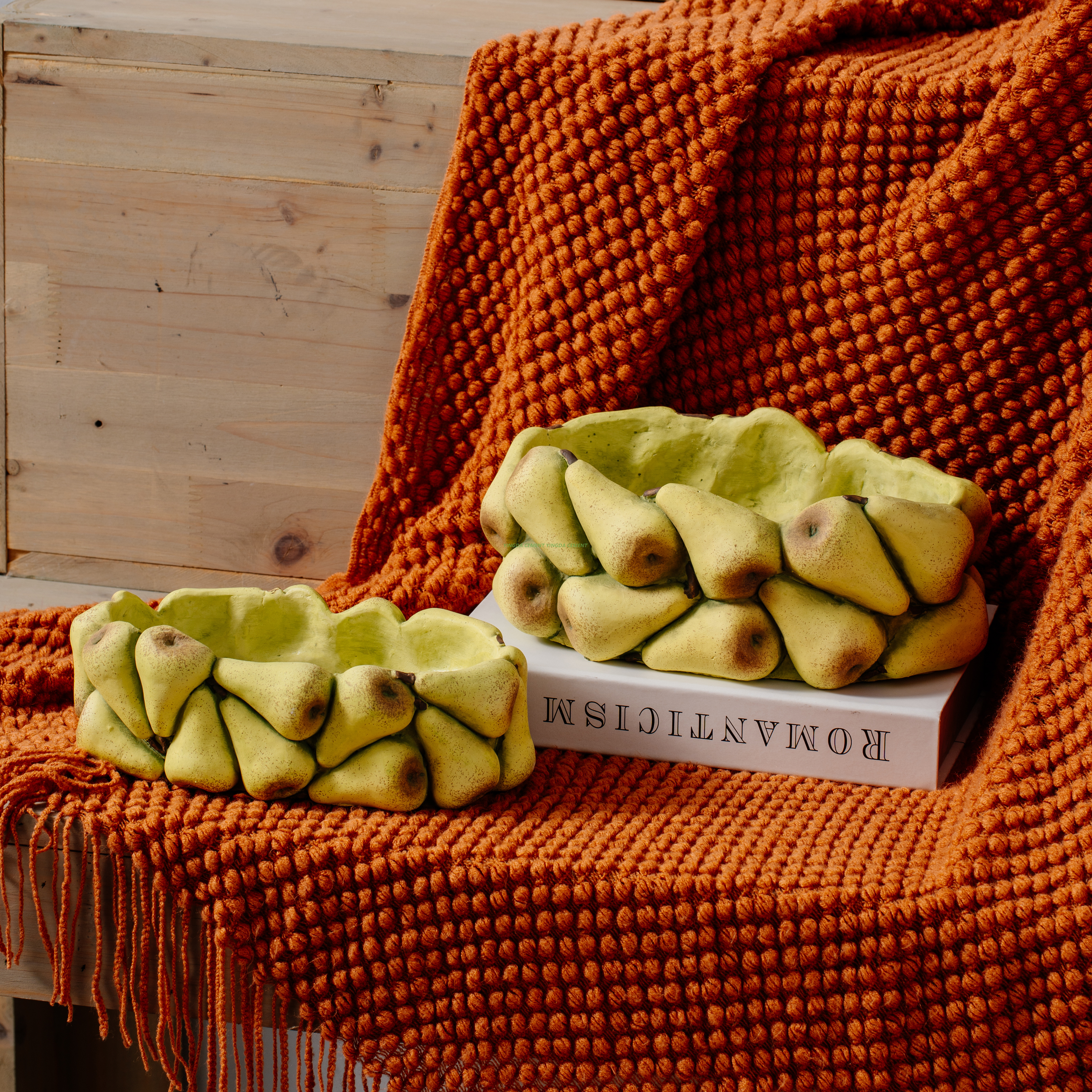  Flower Pot Home Decor Cement Fruit Vase for Fruit Collections 