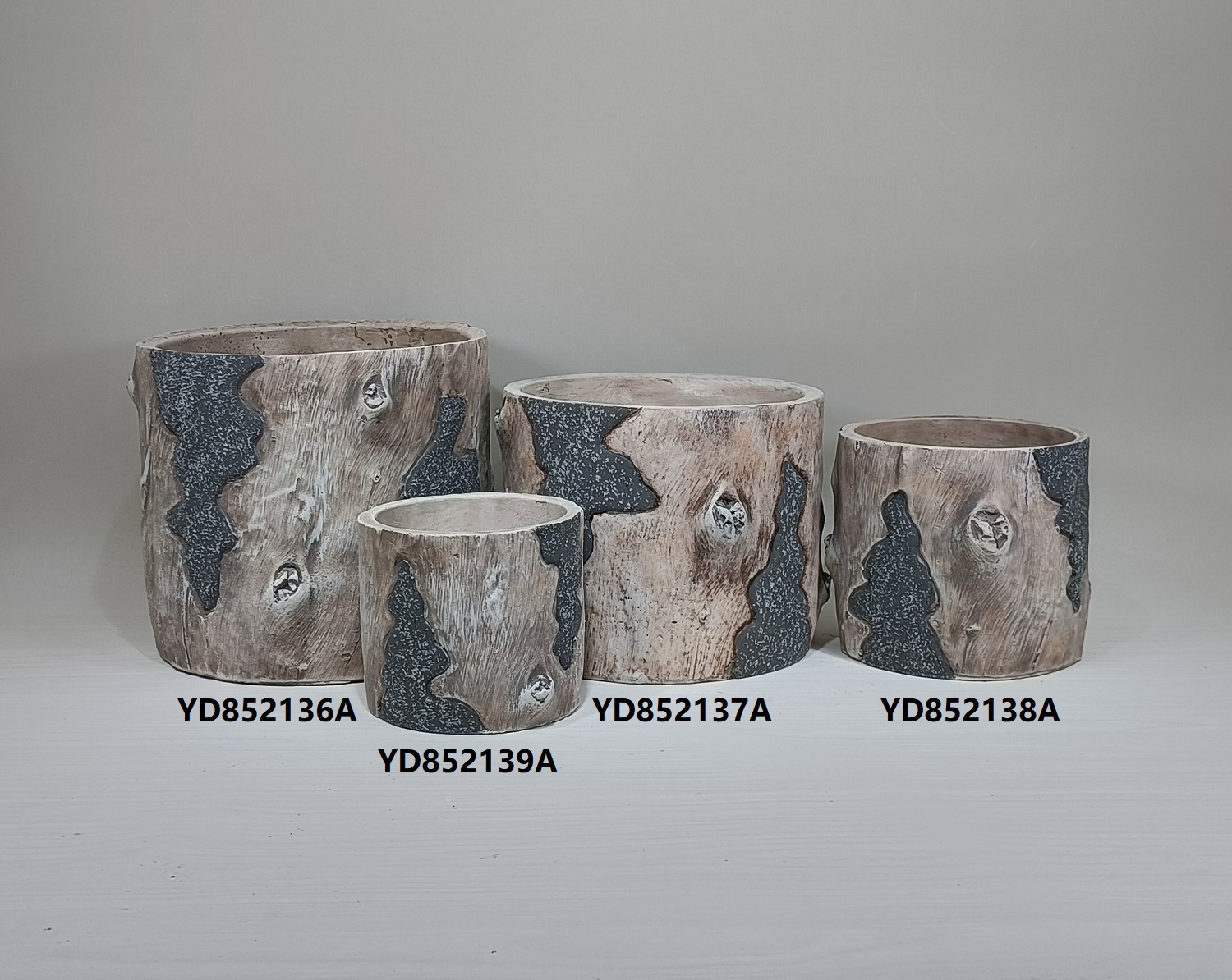 New Arrival Indoor Outdoor Succulent Planter Creative Christmas Decoration Cement Plant Pots for Sale