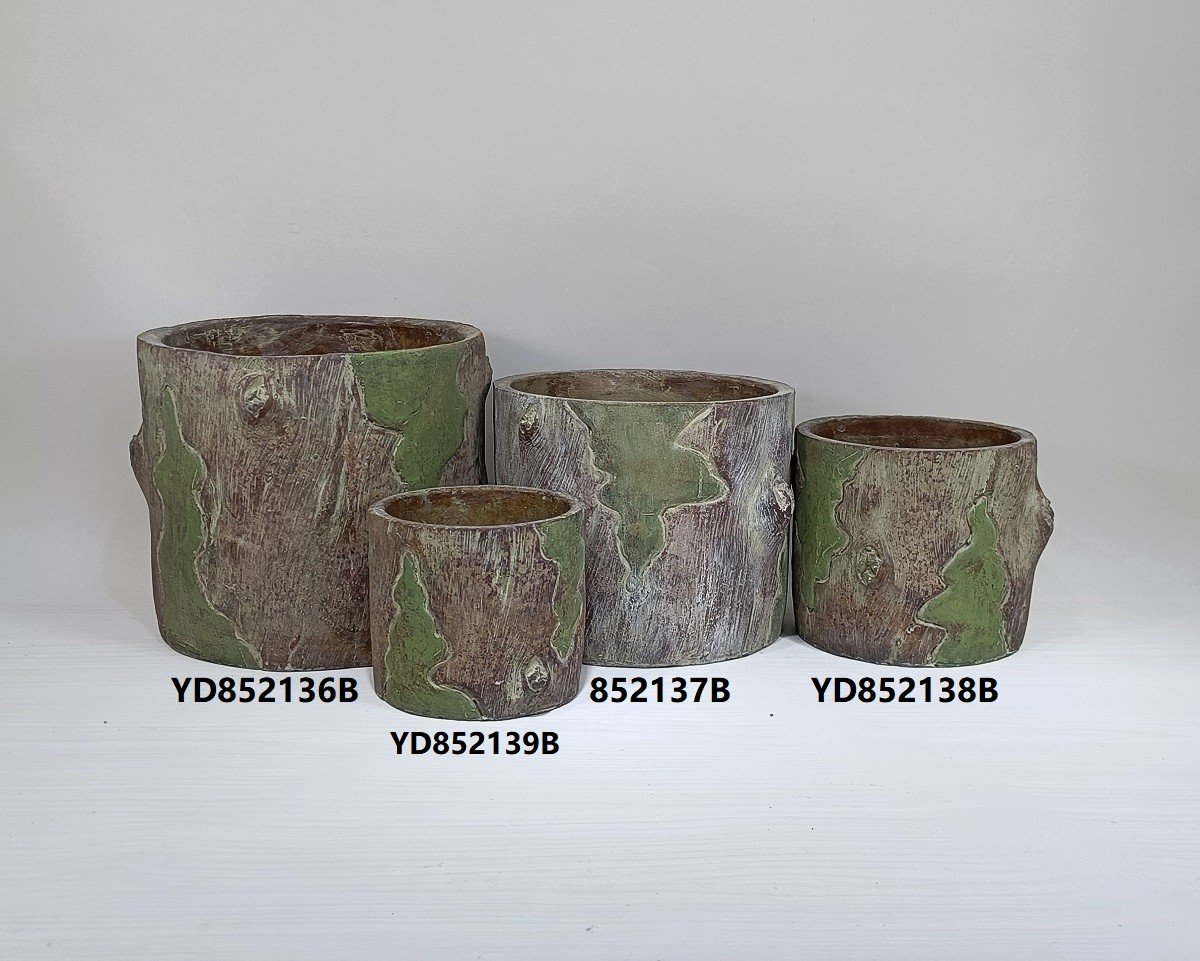 New Arrival Indoor Outdoor Succulent Planter Creative Christmas Decoration Cement Plant Pots for Sale