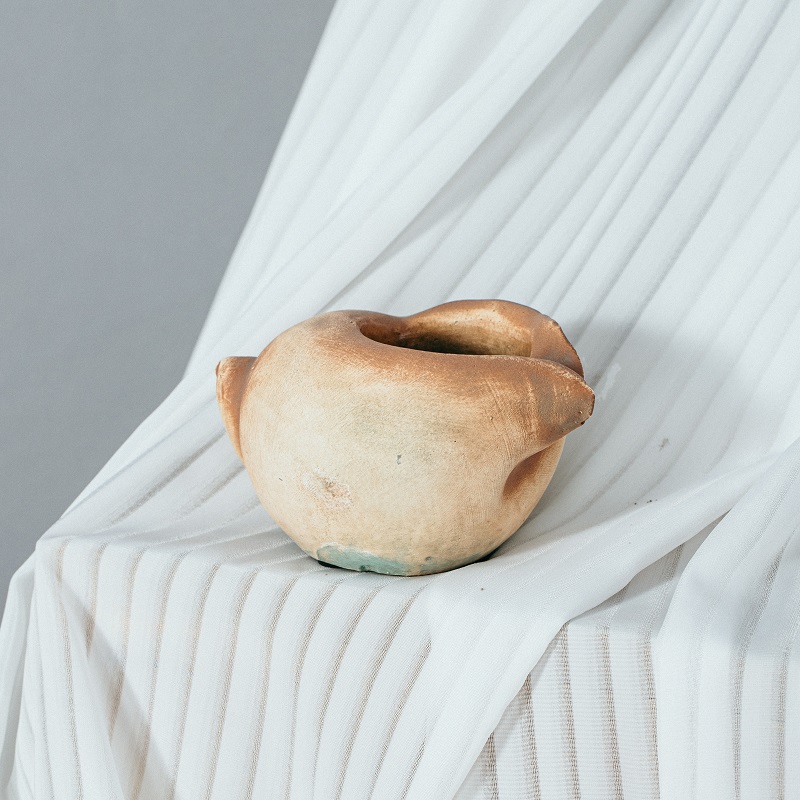 Wholesales fine quality creative cement trumpet shell table ornaments cement candle holder modern nordic home decor