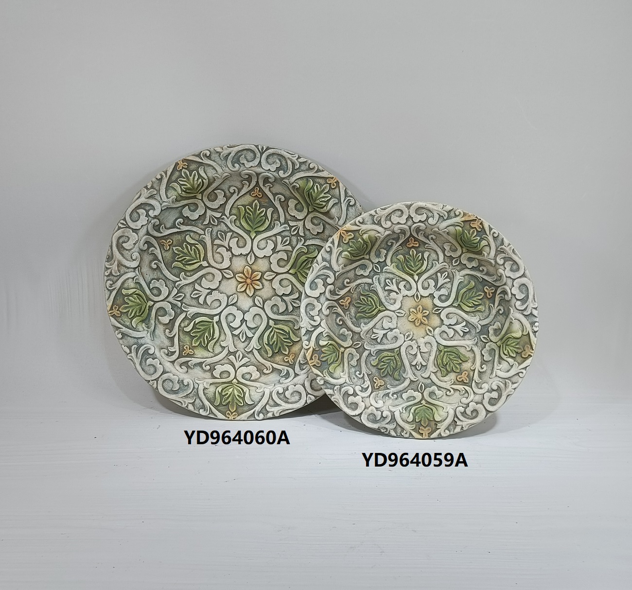 European hot selling high quality luxury plates wholesale homes decor desktop home decoration plate