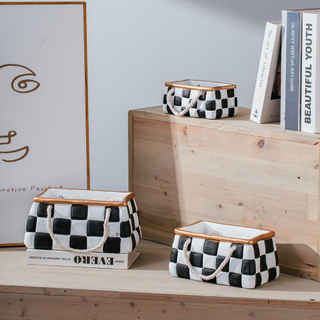 Wholesale nordic design garden decoration rectangular pots indoor outdoor cement flower pots