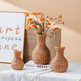 Wholesale decorative retro style art creative concrete vase cement flower vases for home decor