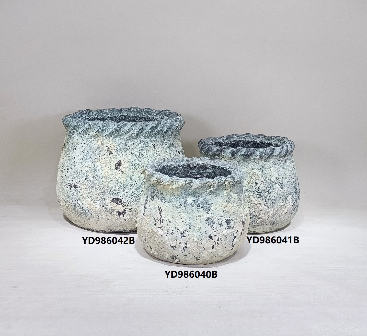 Hot selling custom color succulent plant pot indoor outdoor decoration cement flower pots