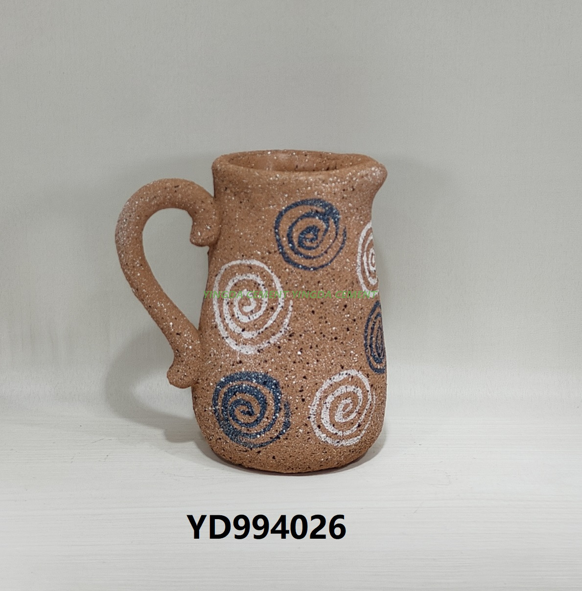 Handmade Heavy-Duty Flameless Concrete pot Weatherproof Outdoor Furniture for Hotels Courtyards Durable Flower pot