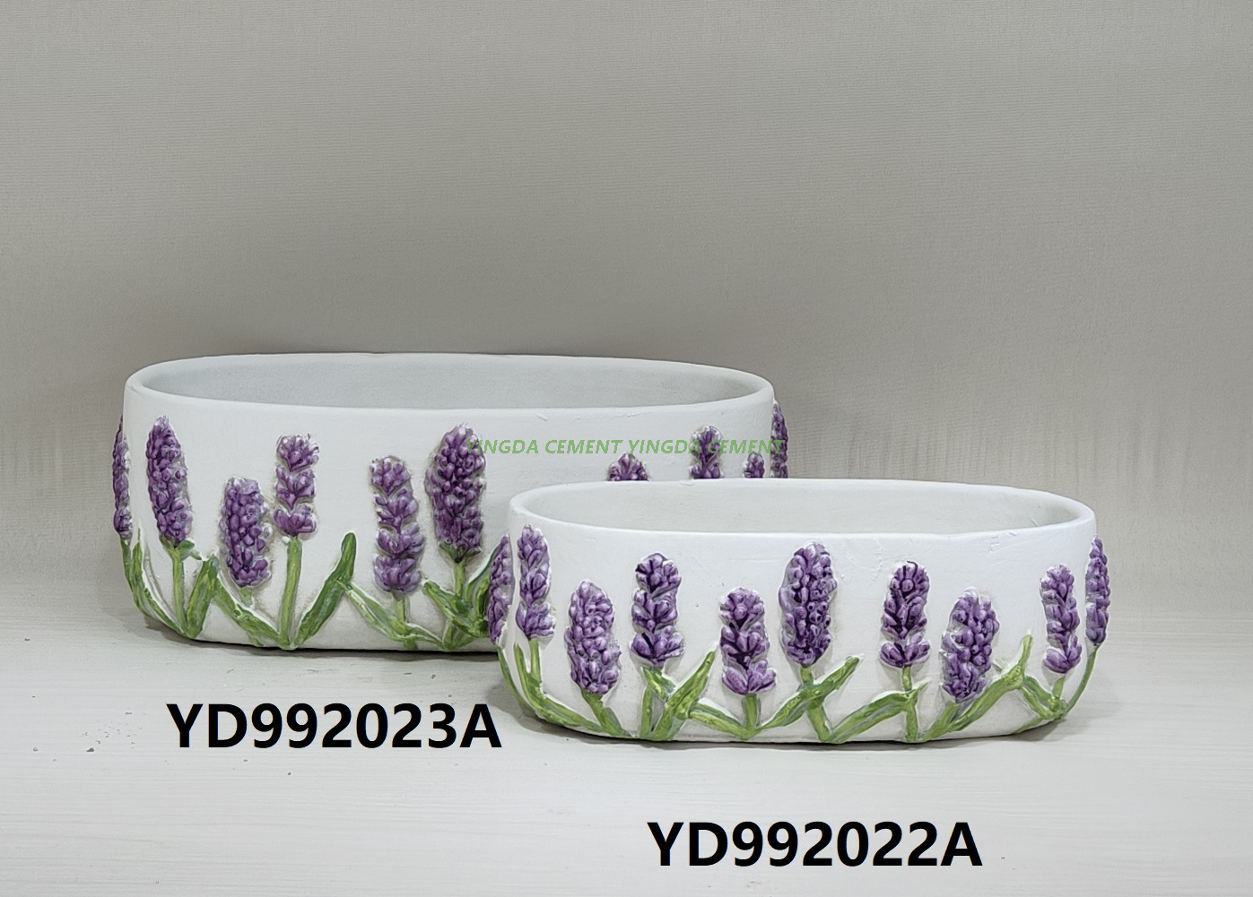 Custom Nordic Design Desktop Colorful Circlr Concrete Cement Plant Planter Flower Succulent Cactus Pots with Hole