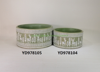 CEMENT DECORATION POT