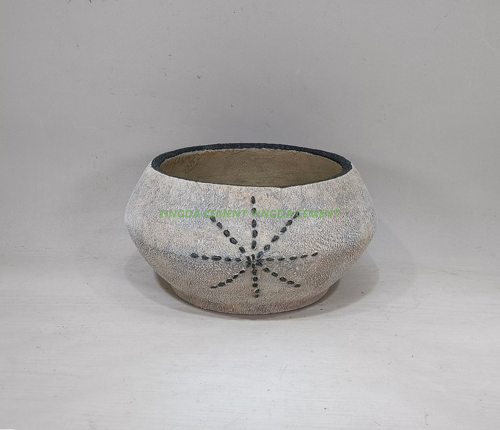 emboss cement flowerpot modern concrete planter pot flower pots garden decoration indoor flower pot