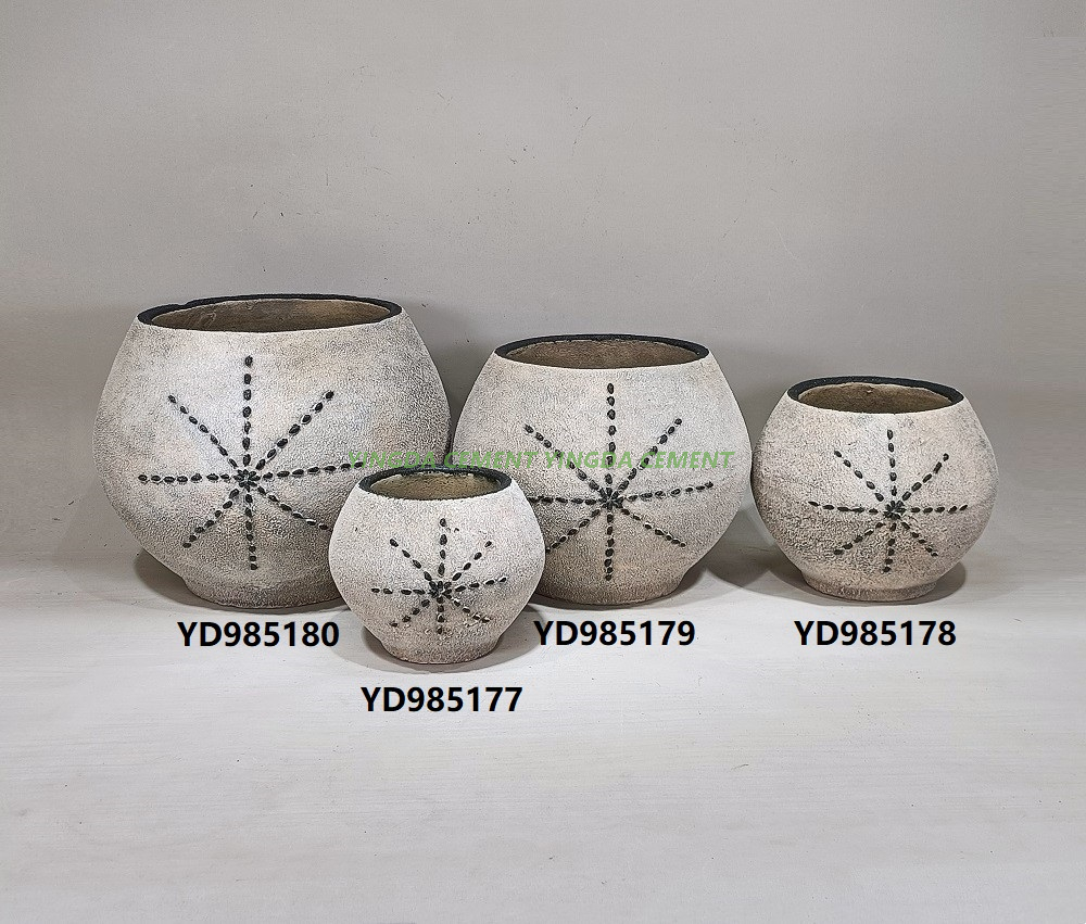 Home decor modern concrete planter pot flower pots garden decoration indoor flower pot