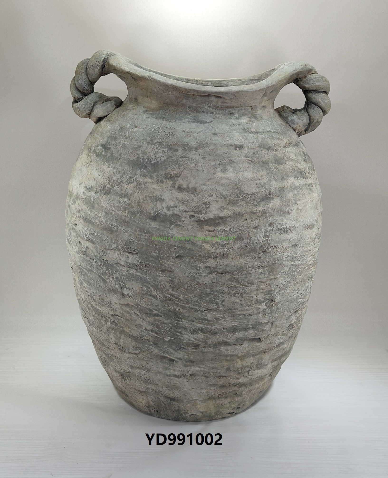 Rustic Style Indoor Outdoor Decoration Large Planter Pots Patio Garden Matte Concrete Flower Plant Pots