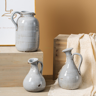 Custom Ceramic Flower Pot Manufacturer Indoor Vintage Planters Pots Flower Pots for Home Decor