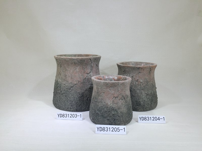 Imitated Porcelain Vase Round Indoor Planter Pots