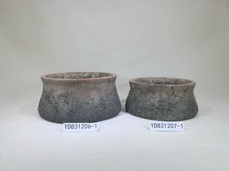 Imitated Porcelain Vase Round Indoor Planter Pots